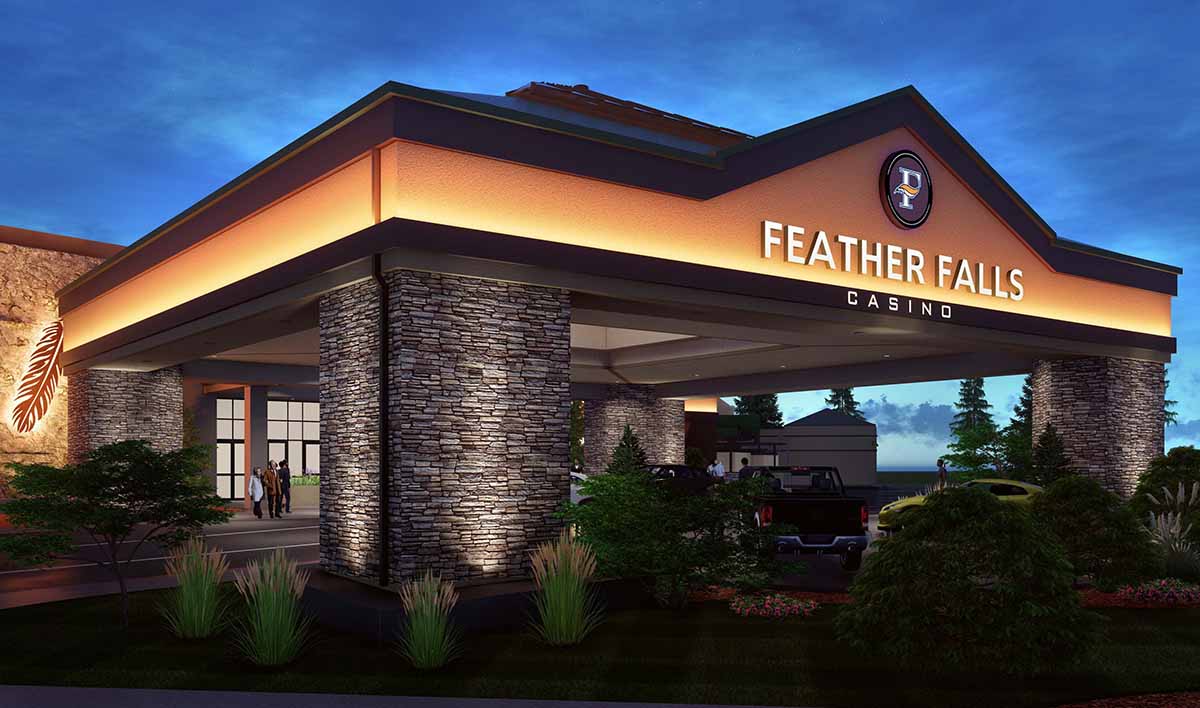 where is feather falls casino