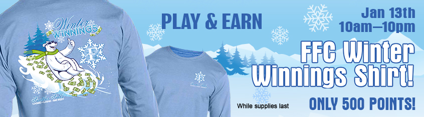 Winter Winnings T-shirt Point Promo