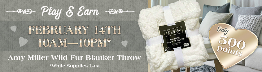 Amy Miller Sherpa Throw