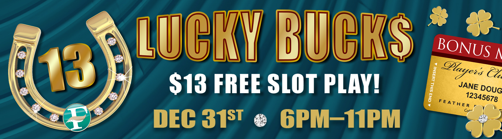 Lucky Bucks December 31st