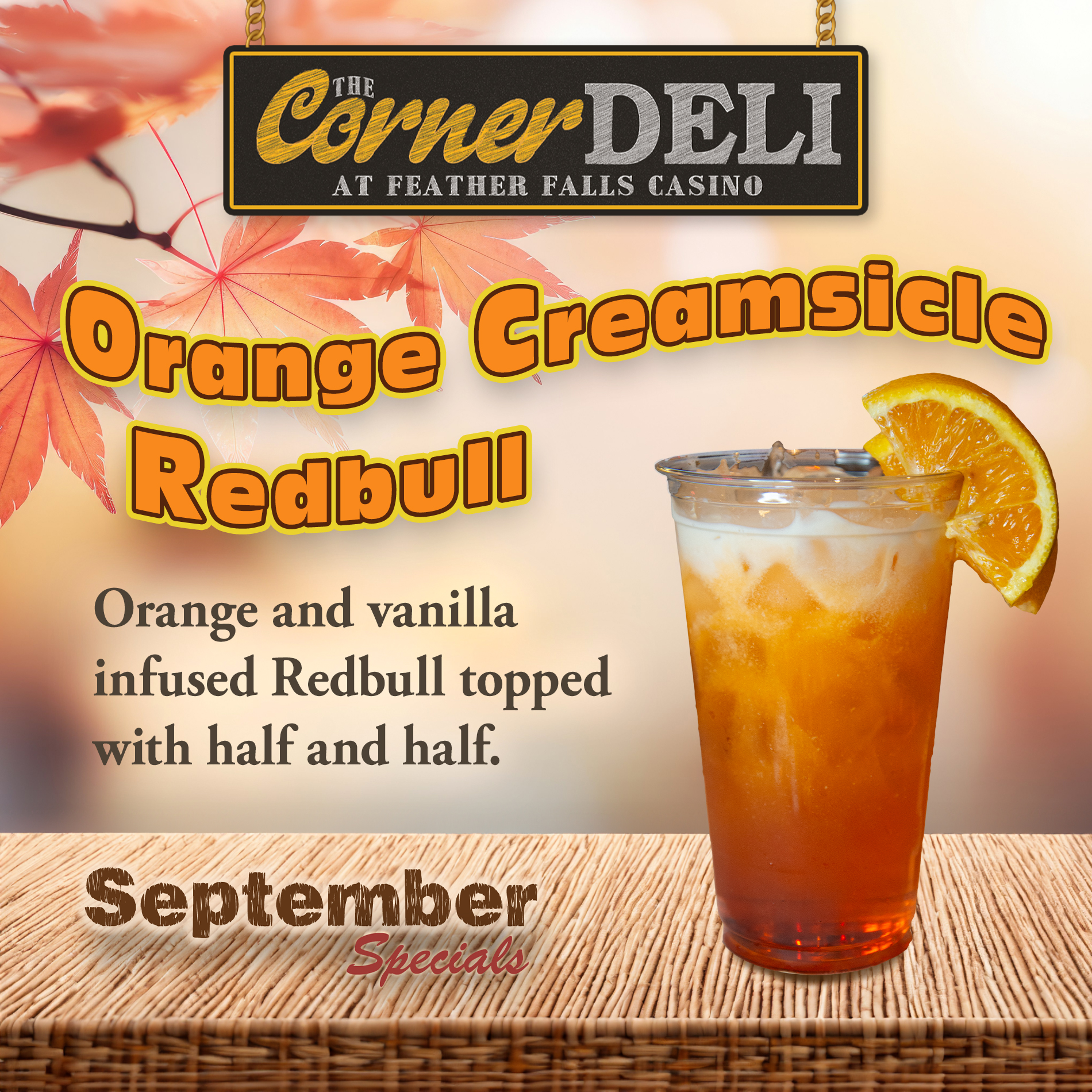 Orange Creamsicle Redbull