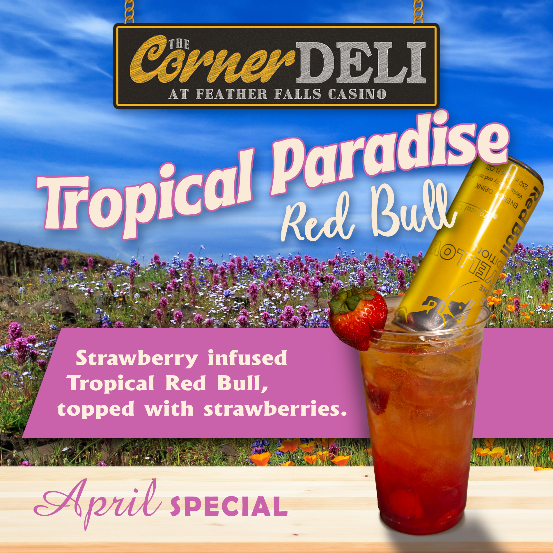 Tropical Paradise Red Bull