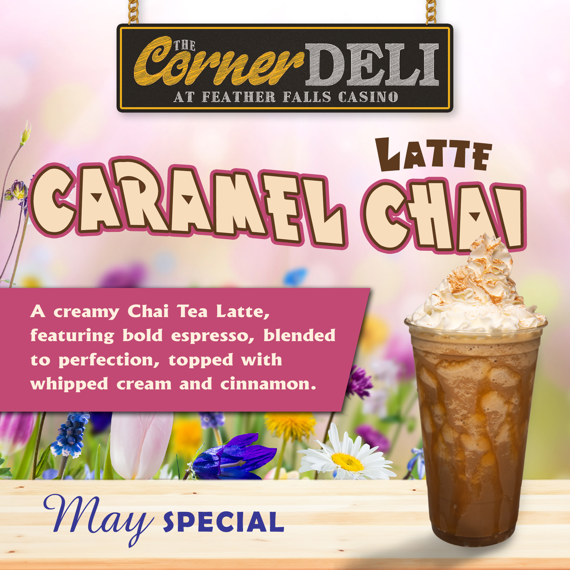 Deli May Coffee Special - Caramel Chai Latte