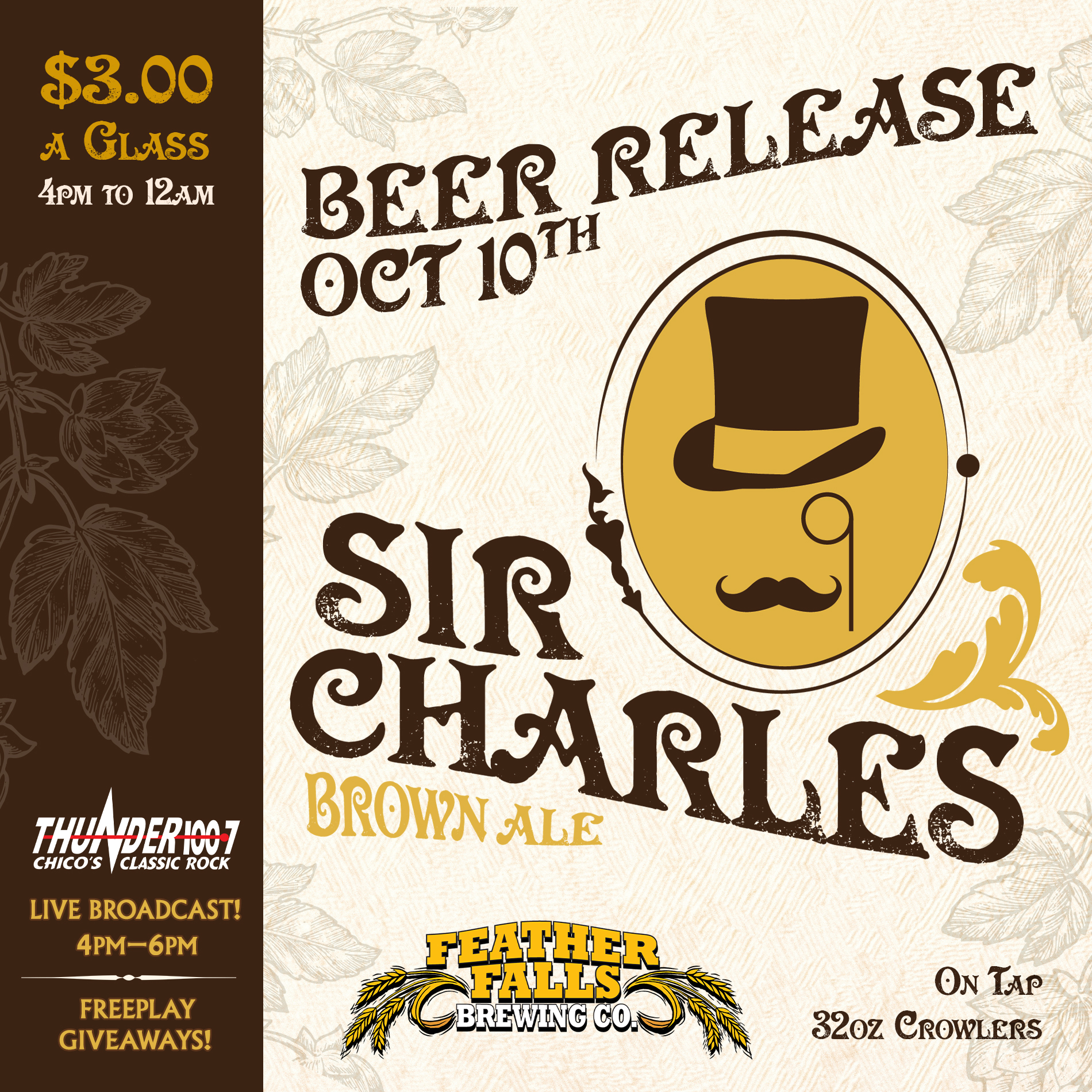 Beer Release-Sir Charles October 10