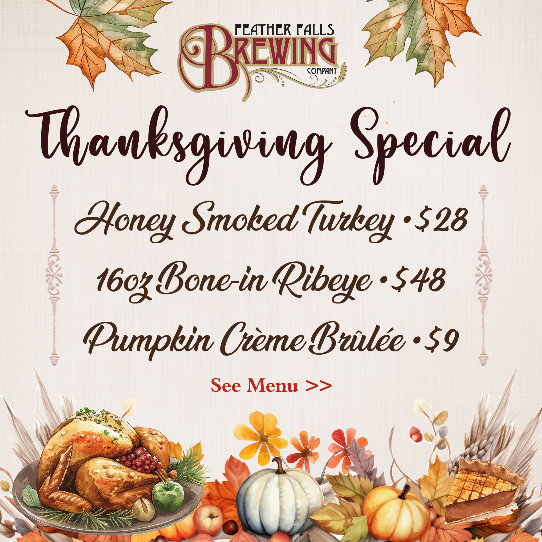 Brewery Thanksgiving Special