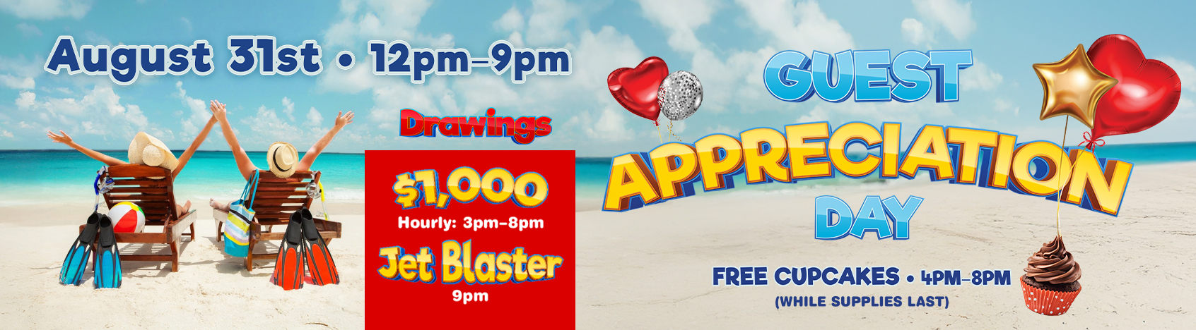 Guest Appreciation Day, Sunday August 31st