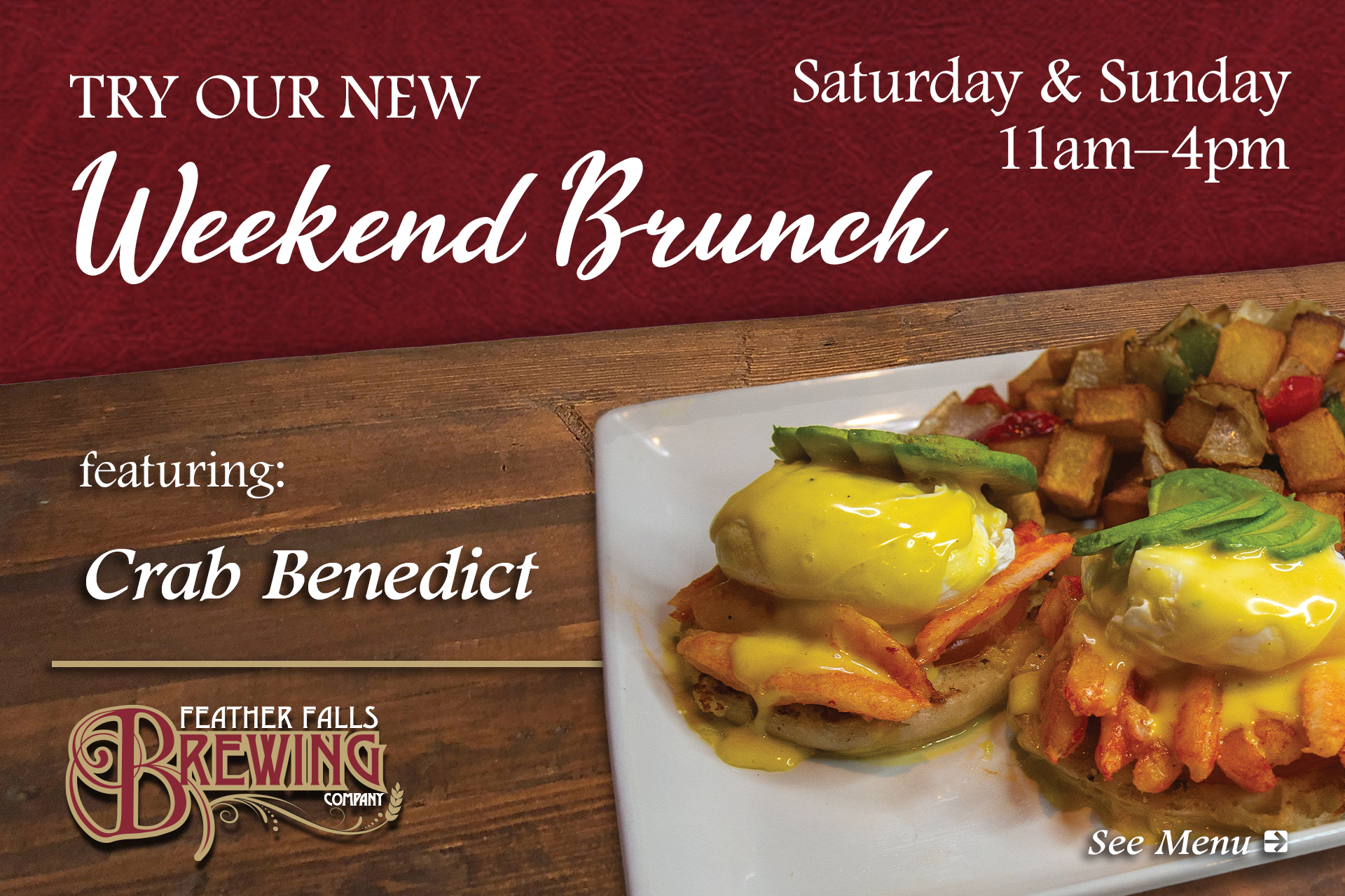 Weekend Brunch-Crab Benedict