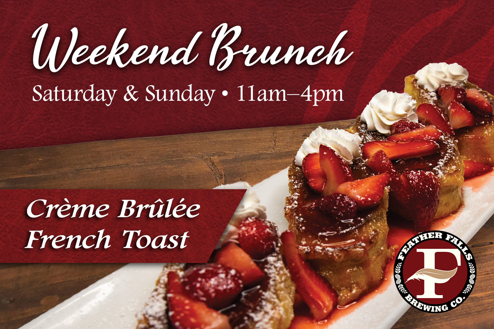 Weekend Brunch-Crème Brûlée French Toast