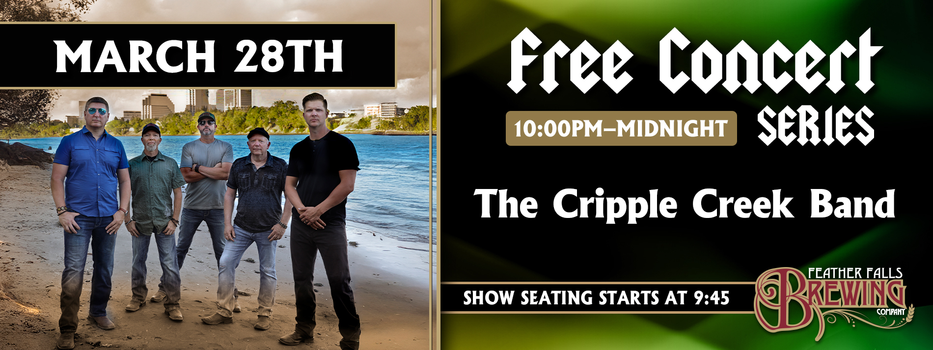 The Cripple Creek Band - March 28th