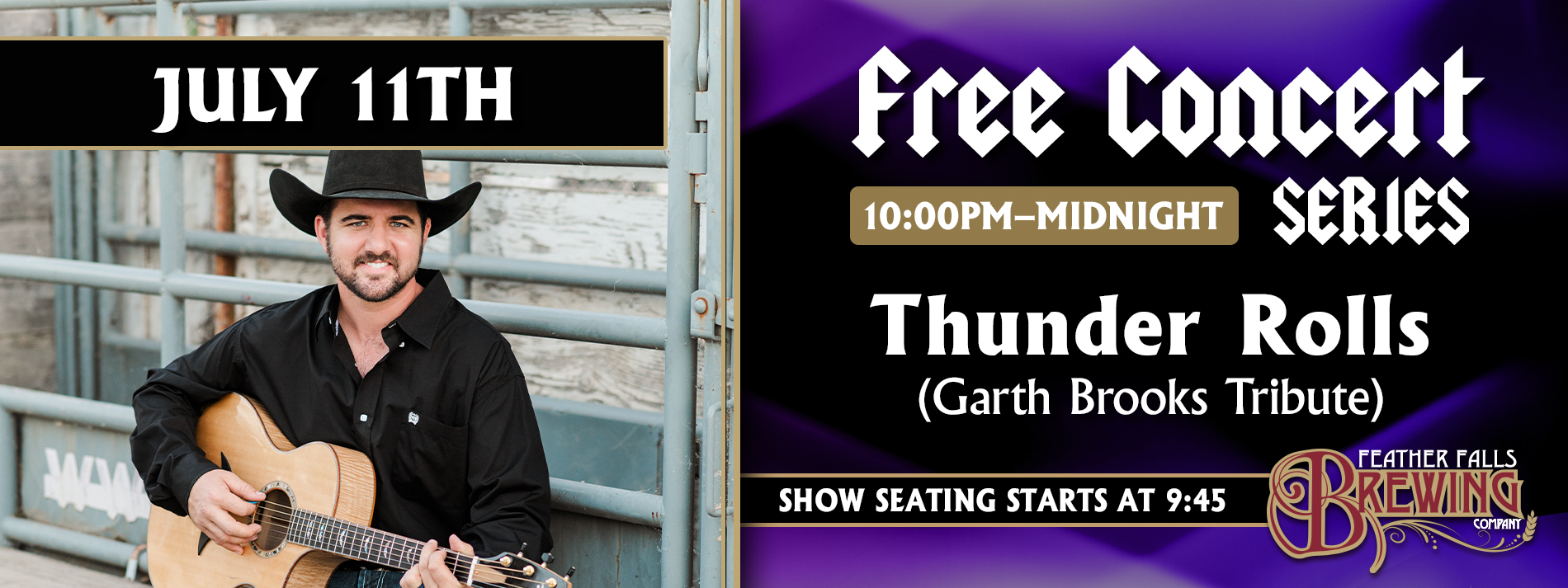 Thunder Rolls July 11th, 10pm