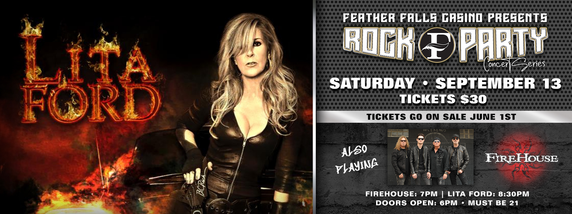 Lita Ford-Sept. 13