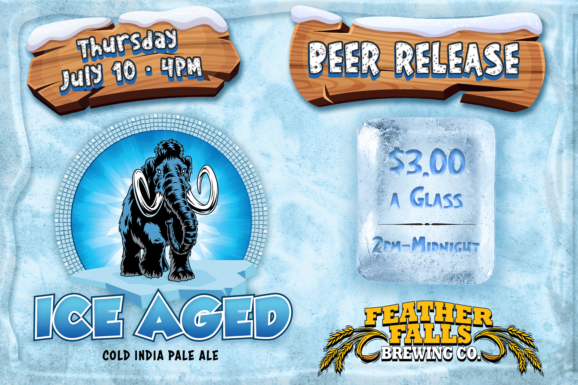 Ice Aged Beer Release July 11