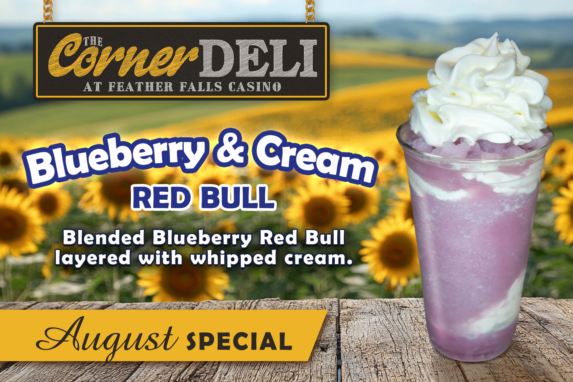 Deli August Red Bull Special - Blueberry & Cream