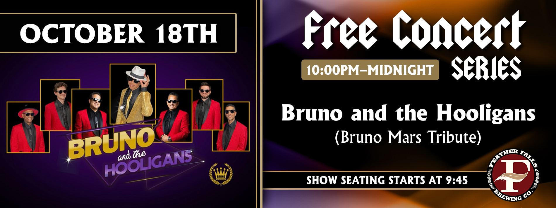 Bruno and the Hooligans Oct 18