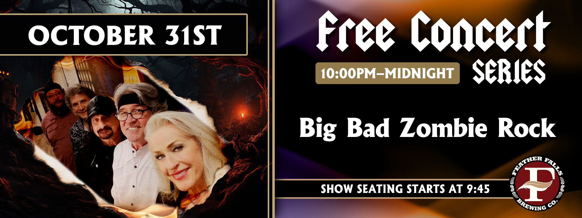 Big Bad Zombie Rock Oct 31
