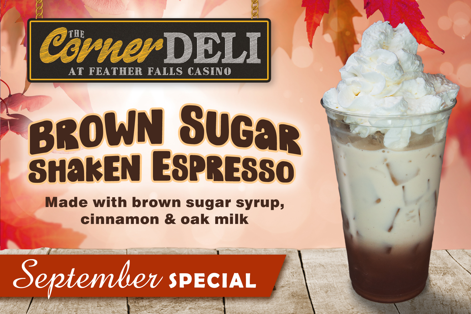 Deli Sept Coffee Special - Brown Sugar Shaken Espresso