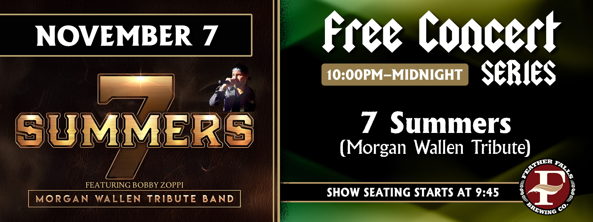7 Summers (Morgan Wallen Tribute) Nov 7