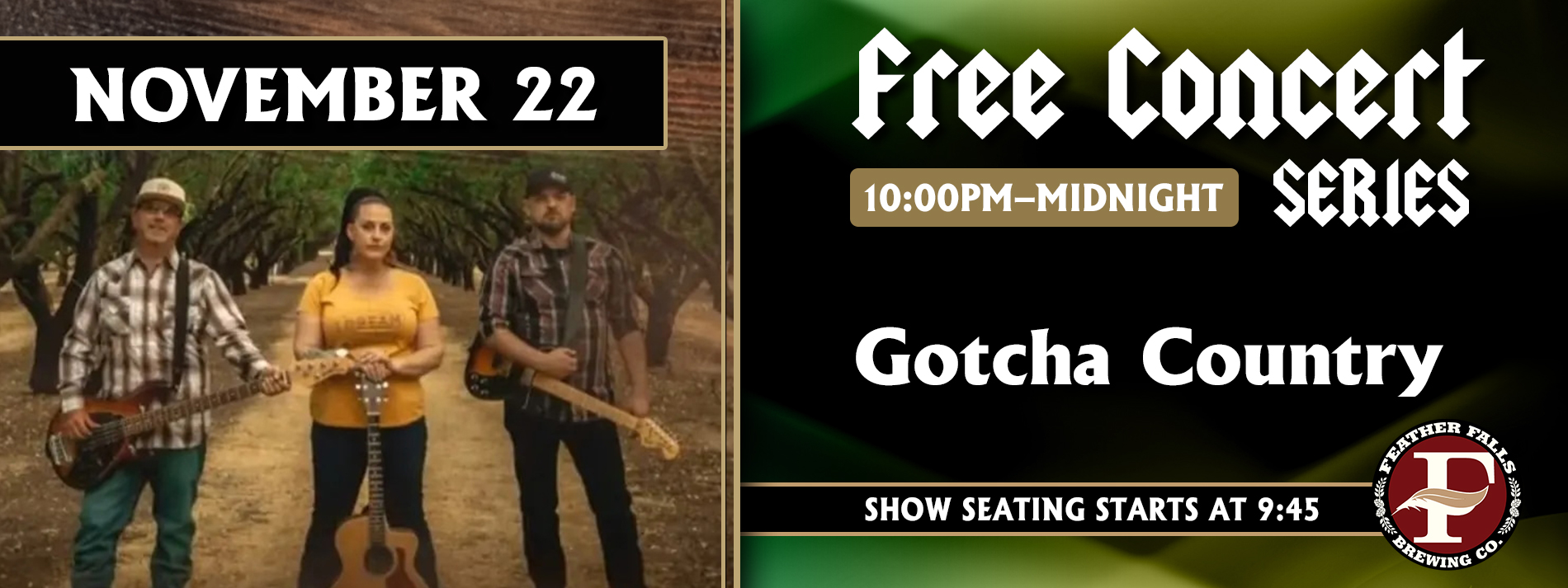 Gotcha Country Nov 22
