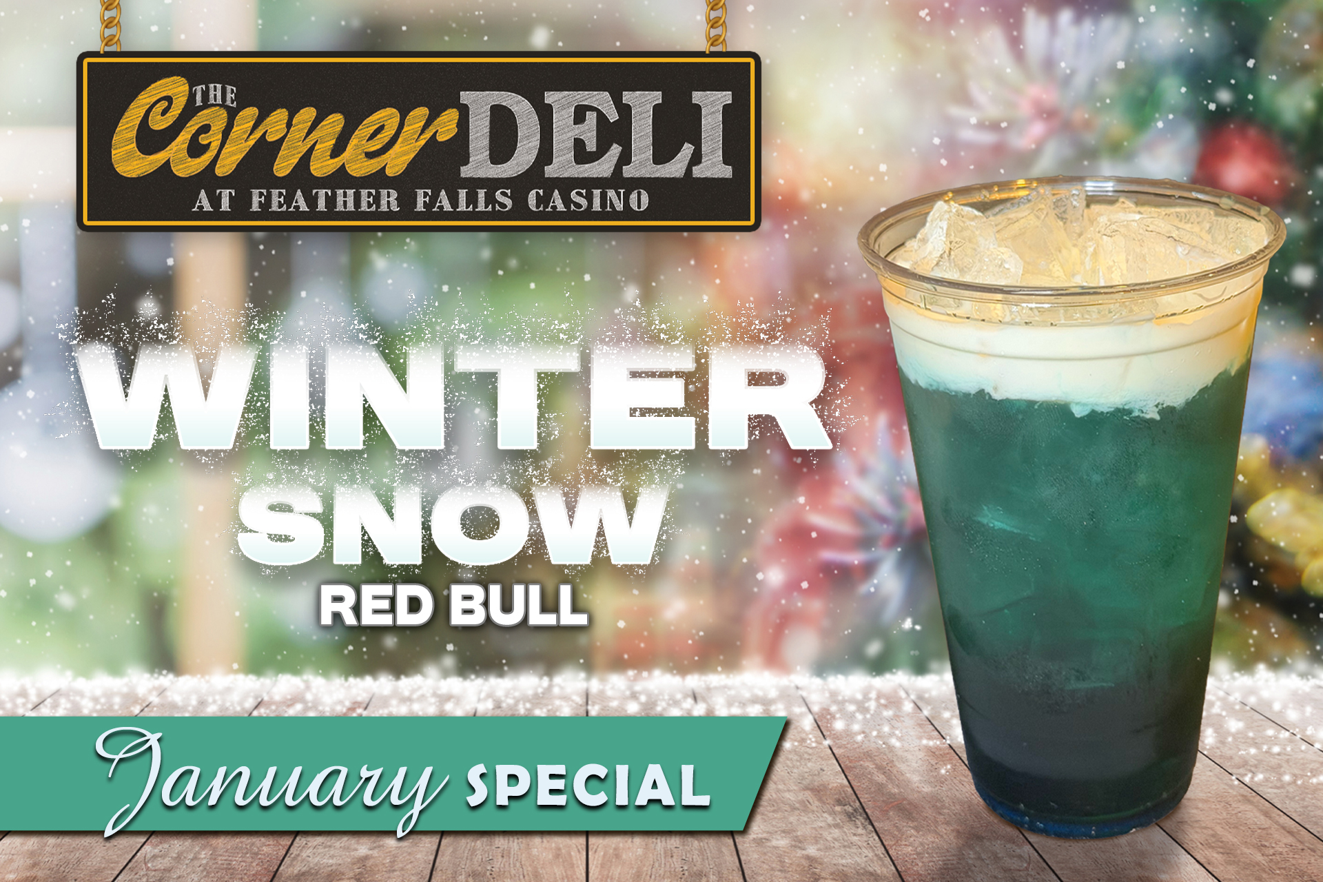Deli January Red Bull Special - Winter Snow