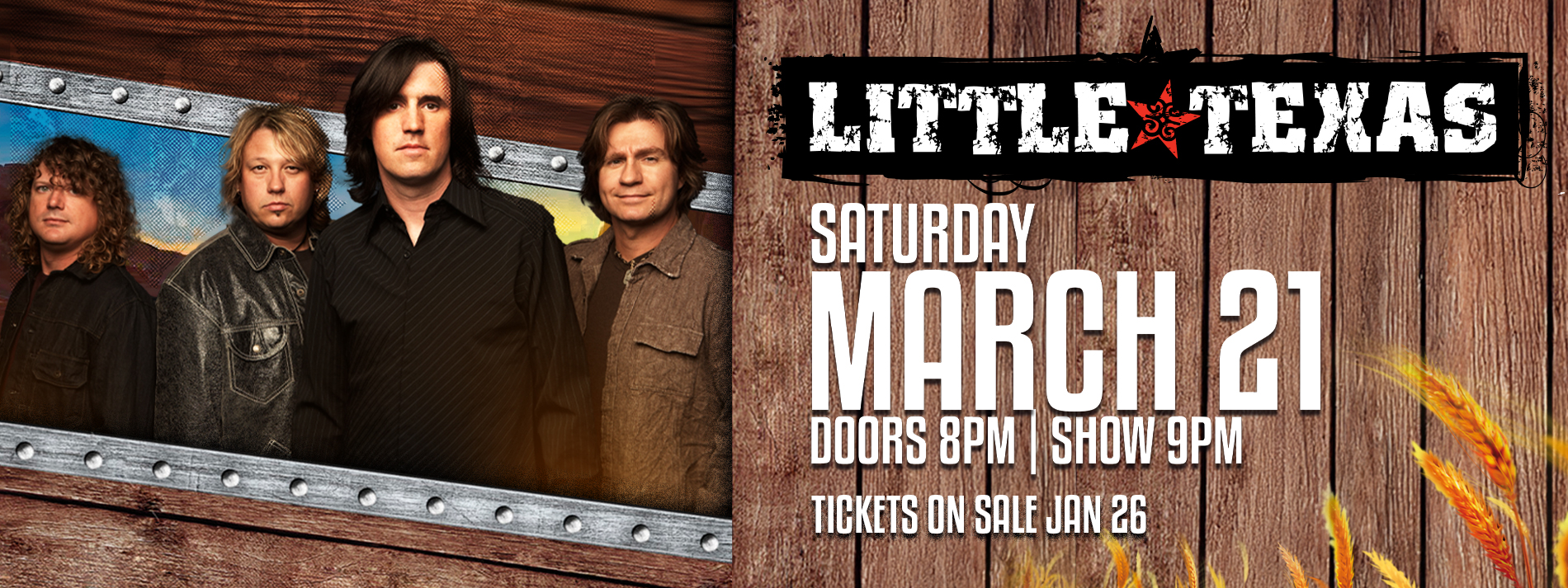 Little Texas - March 21-9pm