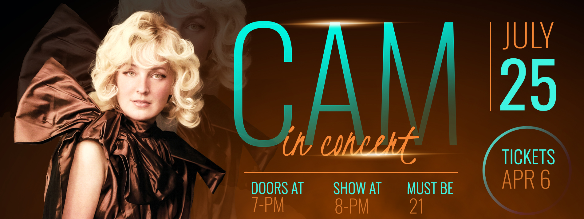 CAM JULY 25 - on sale April 6