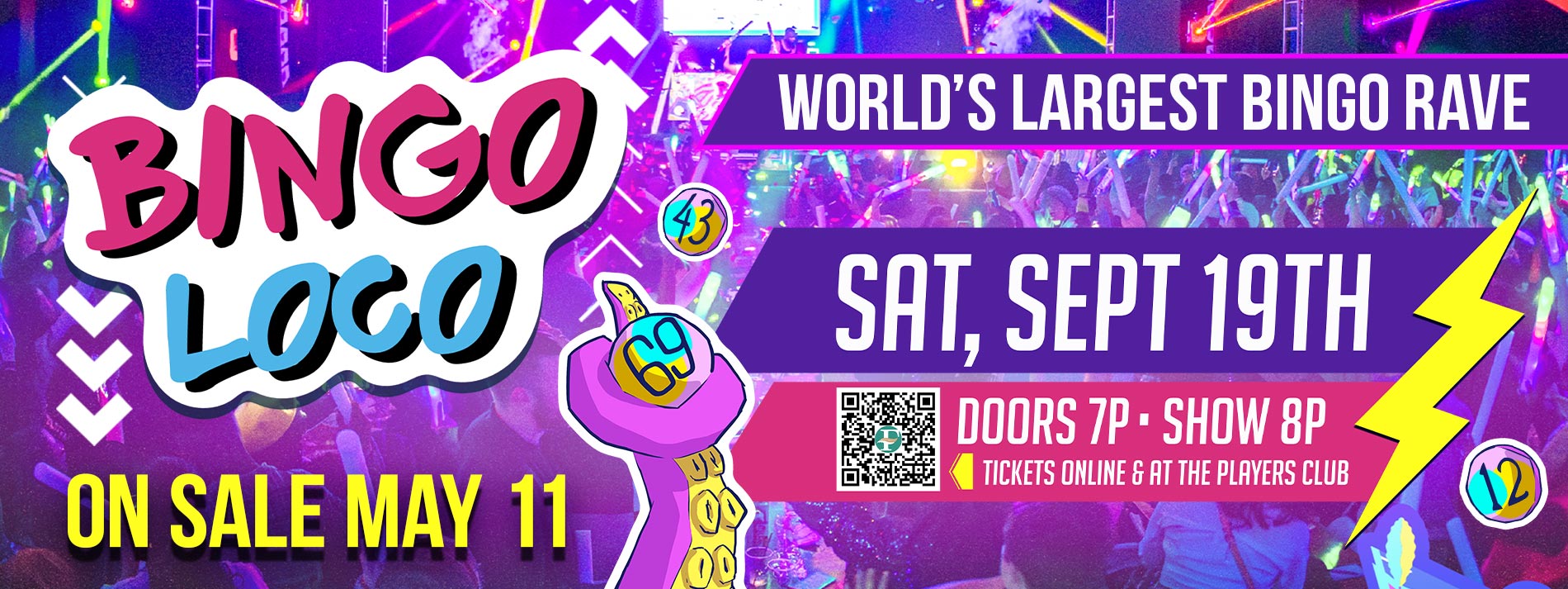 Bingo Loco Sat. Sept 19 8pm