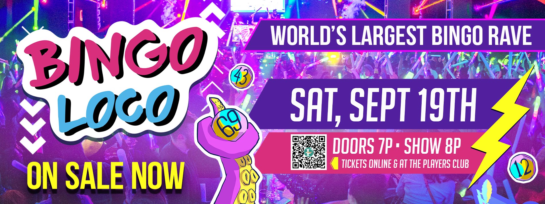 Bingo Loco Sat. Sept 19 8pm
