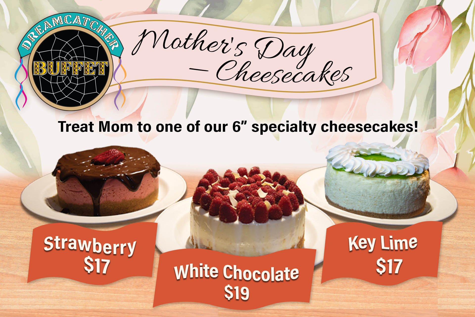 6 " Cheesecakes