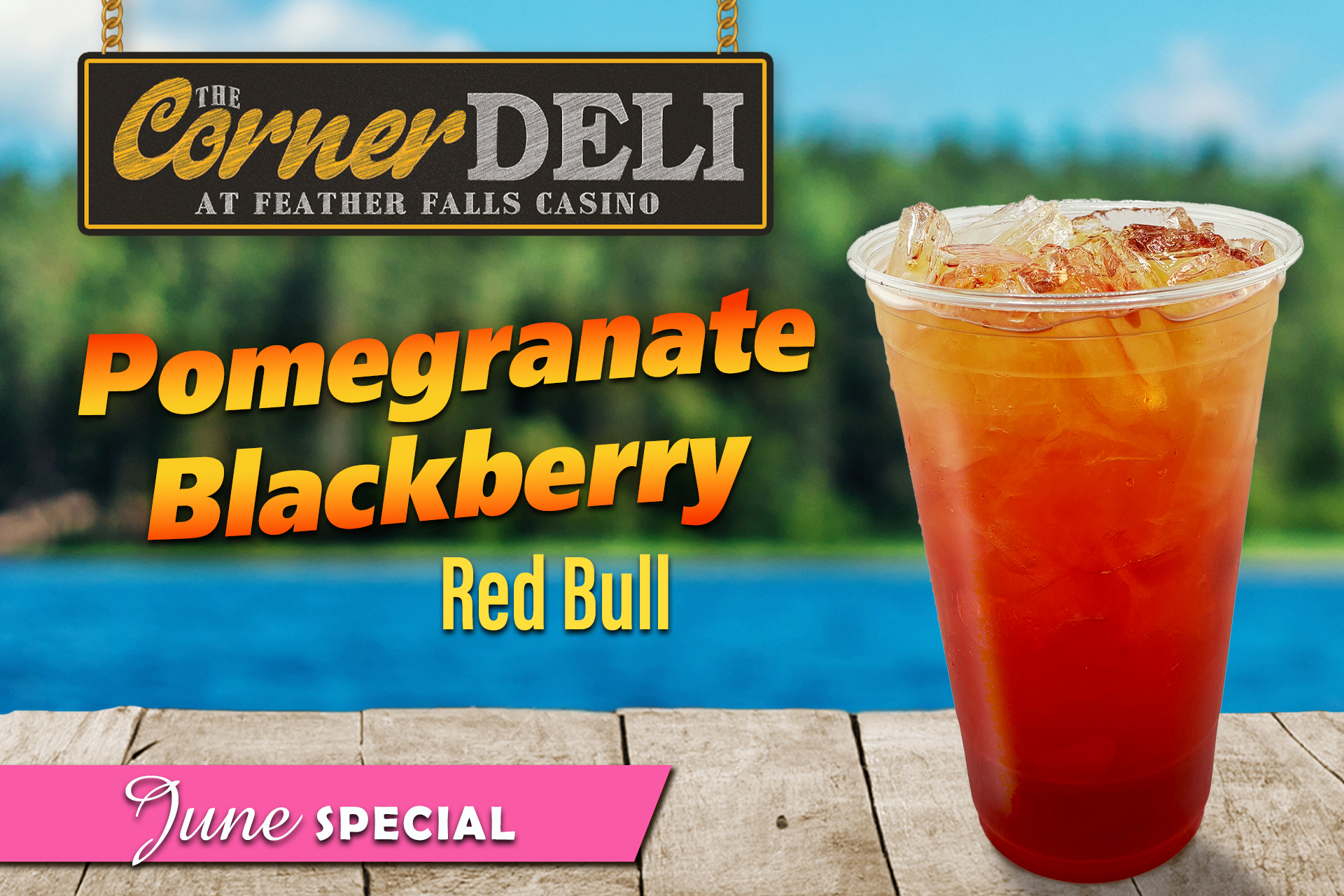 Deli June Red Bull Special - Pomegranate Blackberry