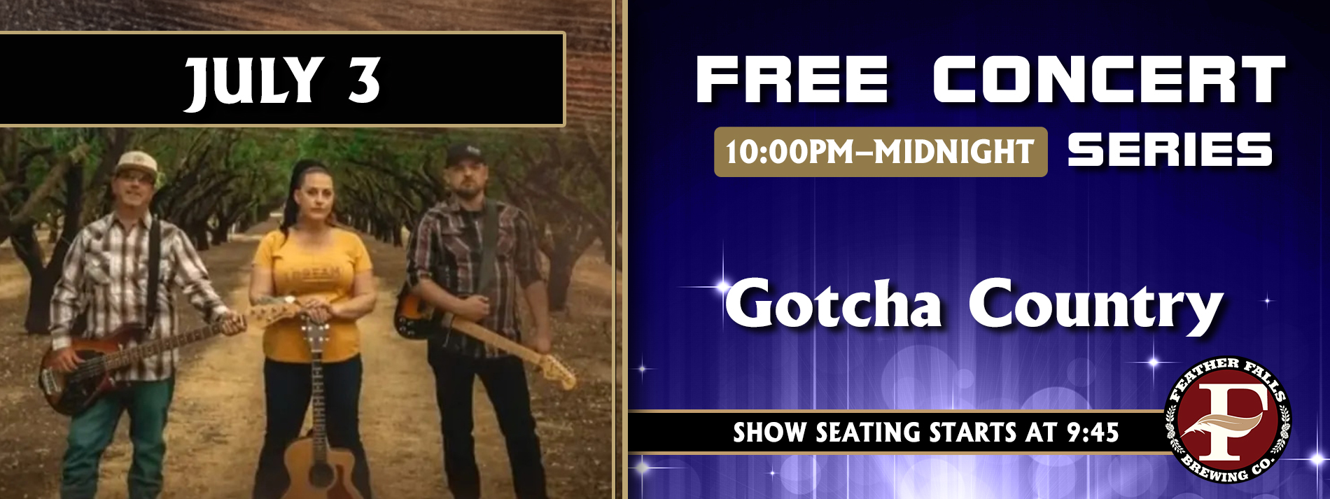 Gotcha Country July 3