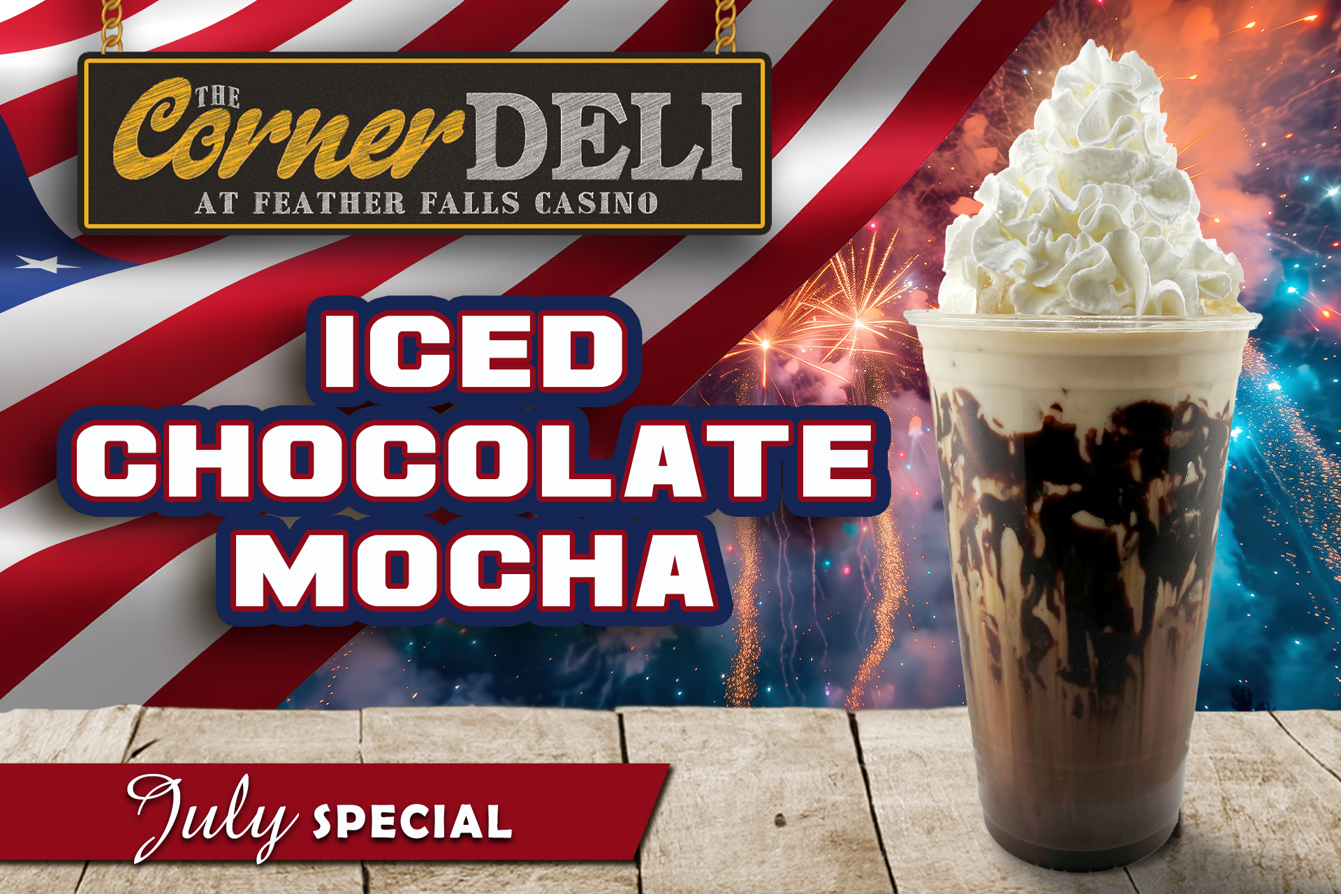 July Deli Special - Iced Chocolate Mocha