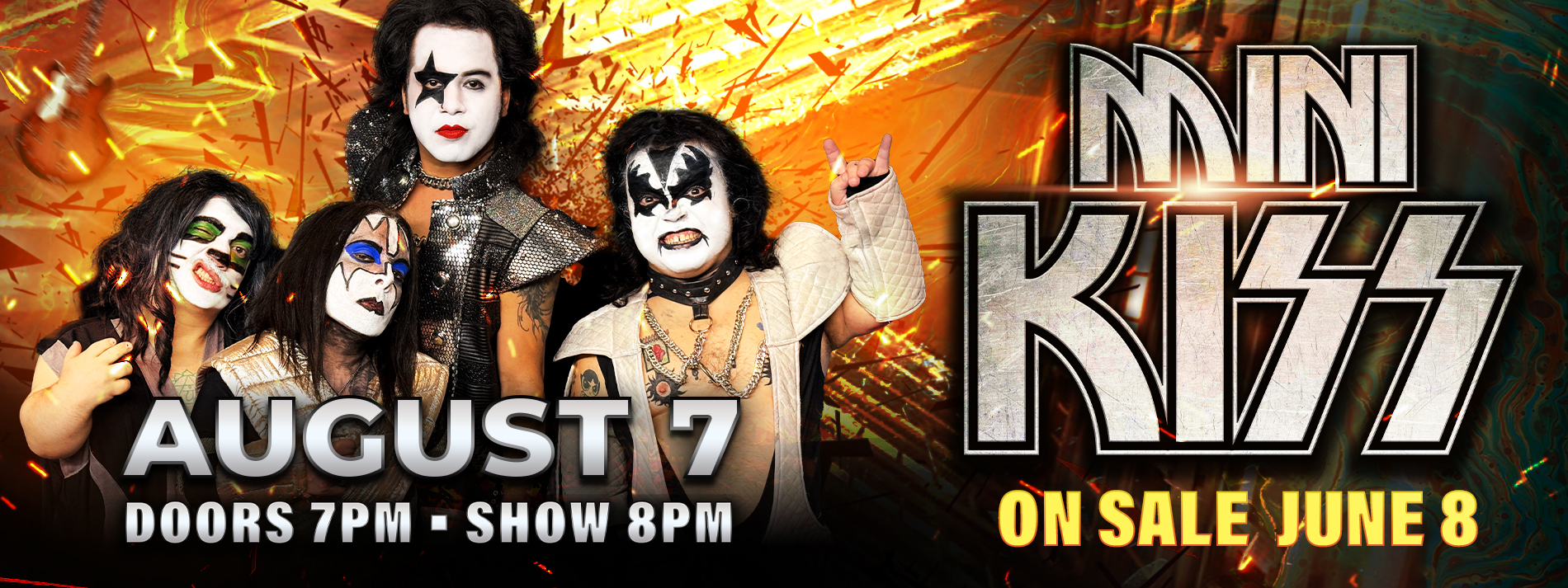 MINIKISS AUG 7 8PM - $20-ON SALE JUNE 8
