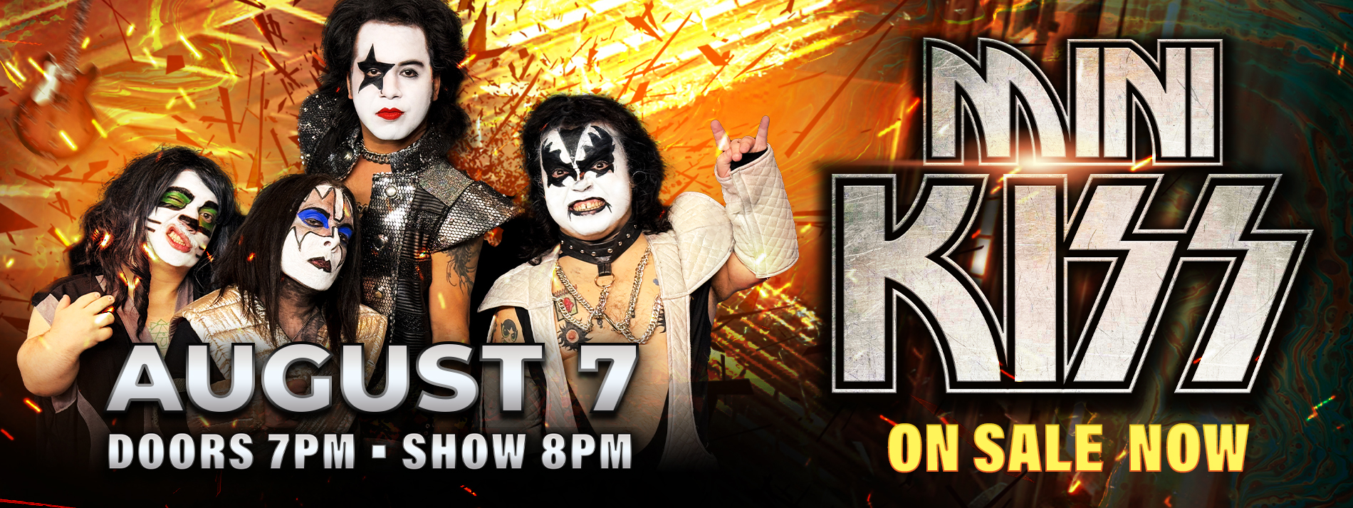 MINIKISS AUG 7 8PM - $20-ON SALE NOW