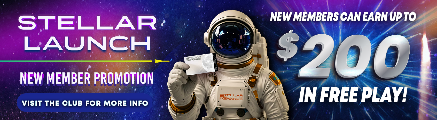 Stellar Launch-new member promo
