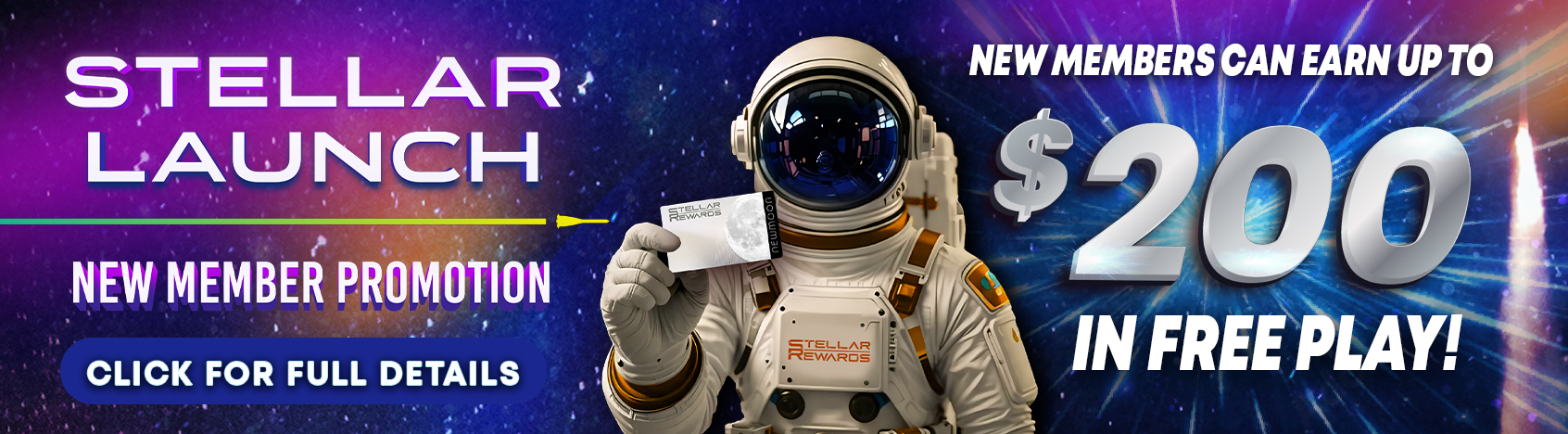 Stellar Launch-new member promotion