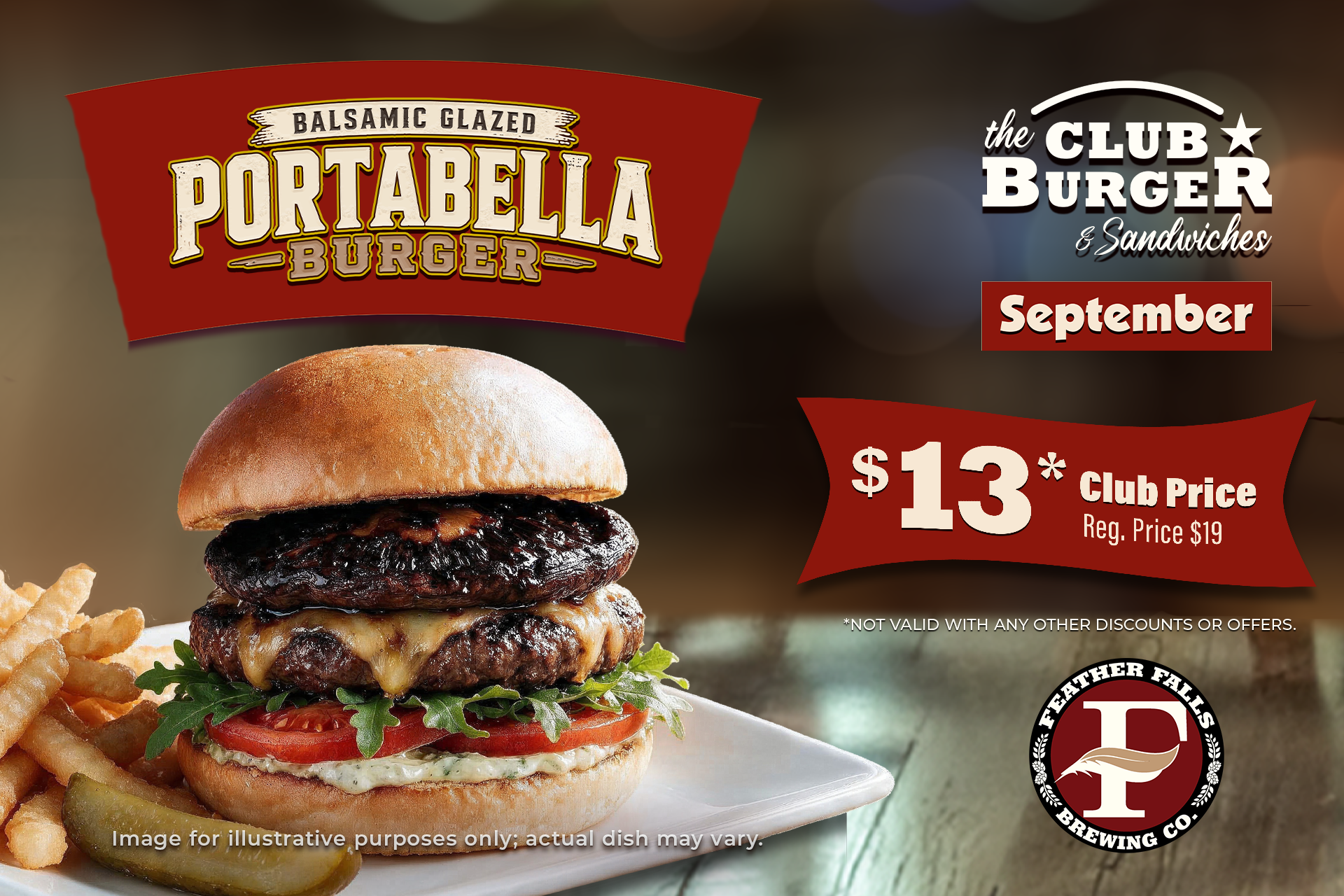 Event-Banner-Club-Special-Portabella-Burger Sept Club Burger-Balsamic Glazed Portabella Burger
