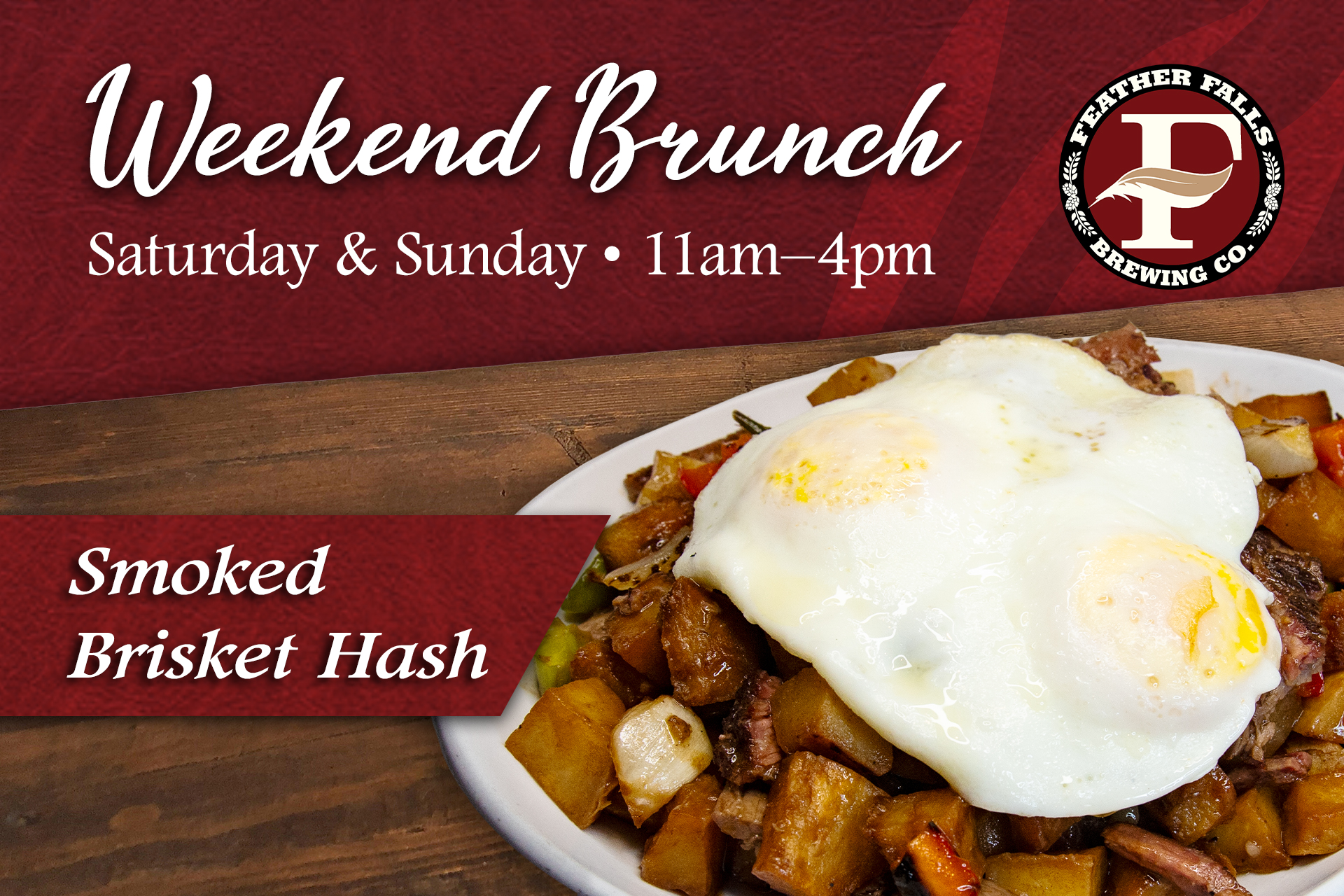 Weekend Brunch - Smoked Brisket Hash