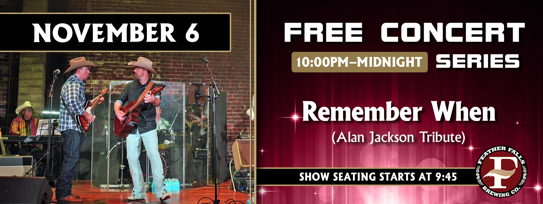 Remember When - Alan Jackson Tribute Nov 6