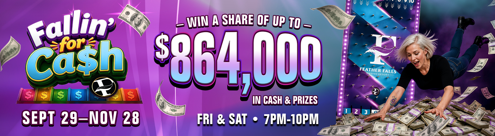Fallin' for Cash Promotion